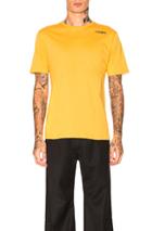 Wales Bonner Creolite Text Tee In Yellow