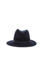 Rag & Bone Floppy Brim Fedora Hat In Blue
