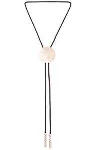 Rachel Comey Bard Bolo Necklace In Black,metallics