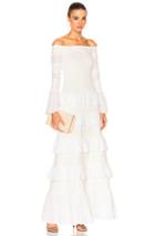 Alexis Sylar Long Dress In White