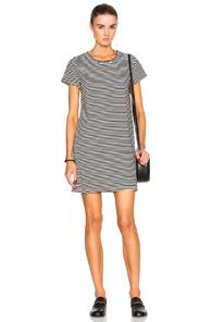 Amo Twist Dress In Stripes