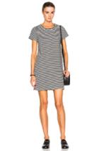 Amo Twist Dress In Stripes