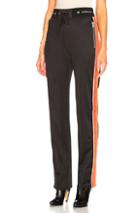 Givenchy Technical Neoprene Jersey Joggers In Black,orange