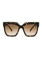 Zanzan Vesuvio Sunglasses In Animal Print,brown