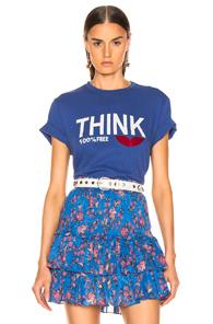 Isabel Marant Etoile Zewel Tee In Blue