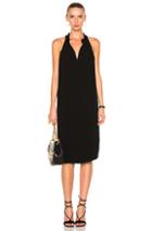 Raquel Allegra Halter Dress In Black