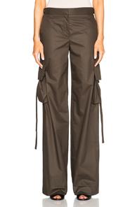 Helmut Lang Cargo Pocket Pants In Green