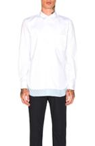 Comme Des Garcons Homme Plus Polka Dot Shirt In Abstract,blue,white