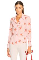 Rixo London Jamie Top In Abstract,pink