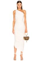Norma Kamali Diana Gown In White