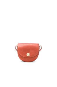 Mansur Gavriel Mini Saddle Bag In Brown