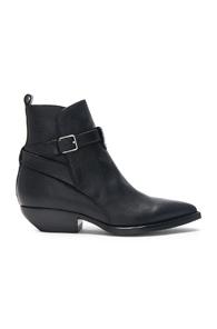 Saint Laurent Theo Jodhpur Boots In Black