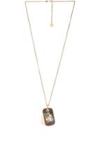 Lanvin Pendant Military Medal Necklace In Metallics