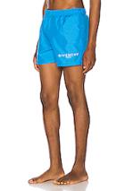 Givenchy Flat Classic Swim Short In Blue
