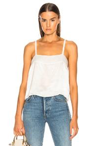 Raquel Allegra Pebble Satin Cami In White