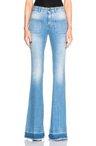 Stella Mccartney Flare Jeans In Blue