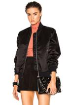 Acne Studios Azura Bomber Jacket In Black