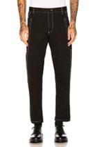 Comme Des Garcons Shirt Cotton Drill Pants In Black
