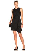 3.1 Phillip Lim Cascading Trench Dress In Black