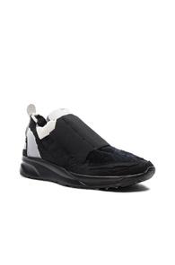 Maison Margiela Deconstructed Sneakers In Black