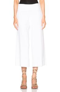 Soyer Cropped Palazzo Pants In White