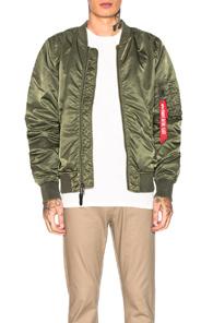 Alpha Industries L-2b Blood Chit Battlewash Jacket In Green