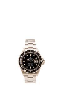 Vintage Rolex Stainless Submariner Black Dial In Metallics