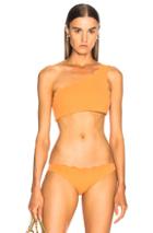 Marysia Swim Santa Barbara Bikini Top In Orange