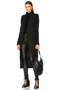 Rick Owens Knife Coat In Black