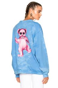 Acne Studios Fint Bear Sweater In Blue