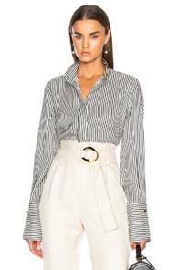 Petar Petrov Evike Blouse In White,stripes
