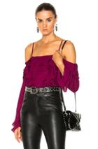 Tanya Taylor Edie Top In Purple