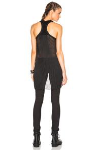 Superfine High Low Tank Top In Black