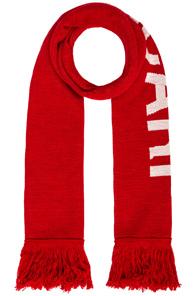 Off-white Quote Scarf In Red