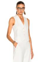 Frame Denim Tux Vest In White