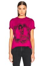 Givenchy Pin Up Printed Graphic Tee In Pink