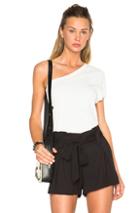 Ohne Titel One Shoulder Top In White