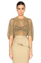 Givenchy Mesh Top In Neutrals