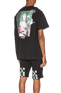 Off-white Mariana De Silva Oversized Tee In Black