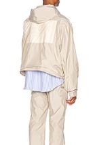Fear Of God Nylon Full Zip Hoodie In Neutral
