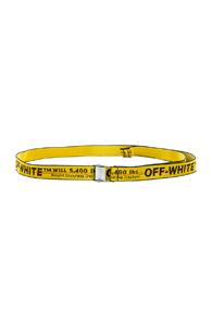 Off-white Mini Industrial Belt In Yellow