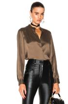 L'agence Bianca Blouse In Brown