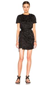 Isabel Marant Servane New Moire Dress In Black