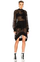 Fenty By Puma Flocked Tulle Mini Dress In Black