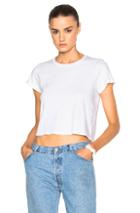 Re/done 1950s Boxy Tee In White