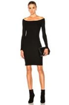 Enza Costa Off The Shoulder Mini Dress In Black