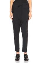 Chloe Light Cady Trousers In Black