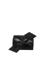 Victoria Beckham Mini Bow Clutch In Black