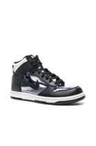 Comme Des Garcons Homme Plus Nike Pvc High-top Sneakers In Black