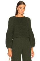 Mara Hoffman Eliza Sweater In Green